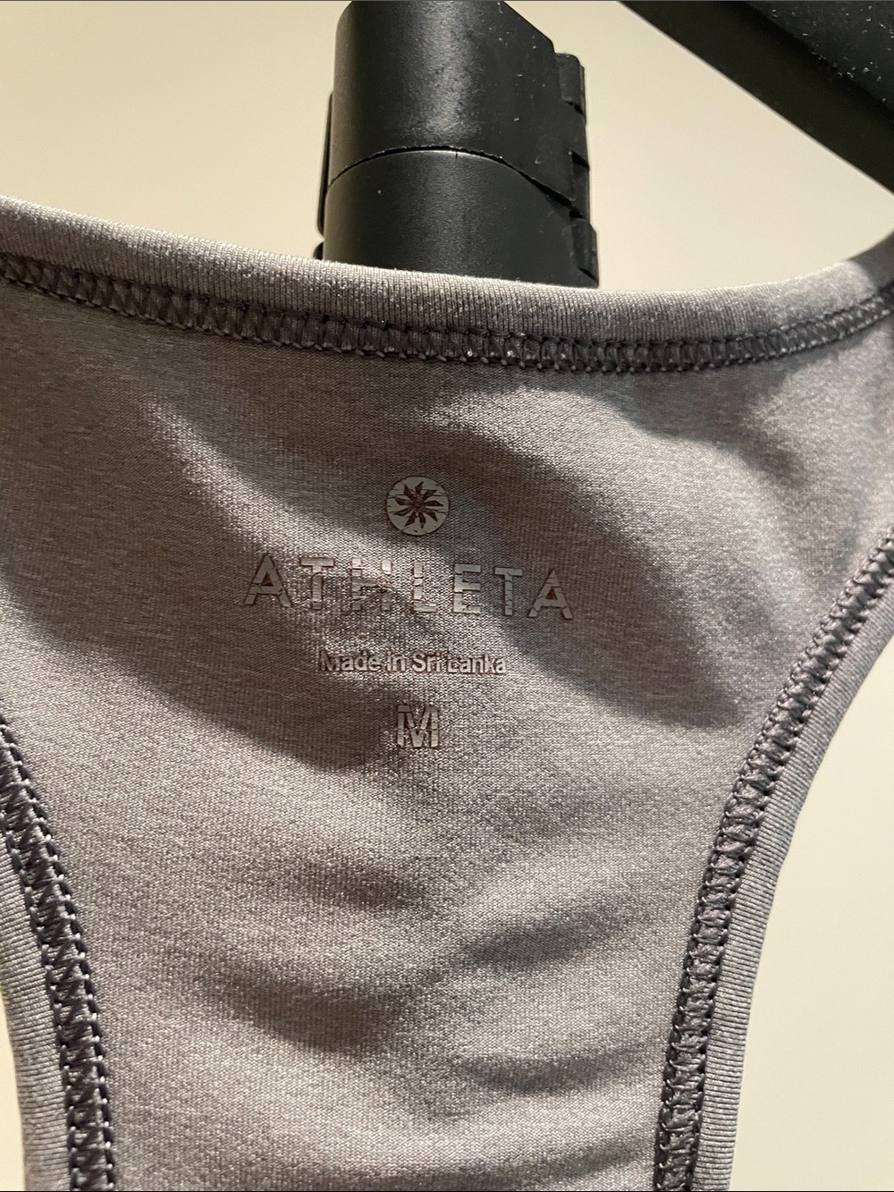 Athleta Gray Racerback Performance Tank - Picture 2 of 4